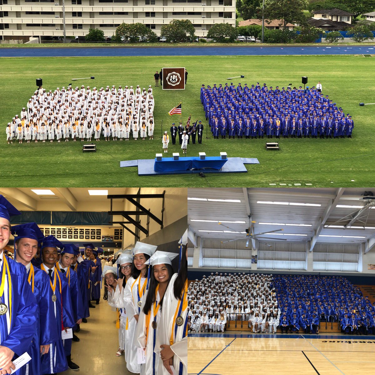 Seniors Propose Cap & Gown Color Change NA HOKU O MOANALUA