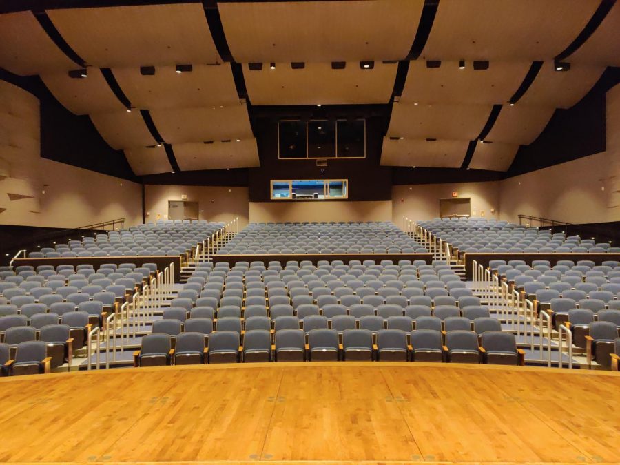 Moanalua High Schools new Performing Arts Center has begun hosting student performances this year at limited capacity. 
