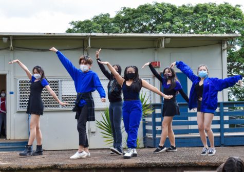 Dance Moanalua performed K-pop dances during lunch to celebrate Culture Week in January. 