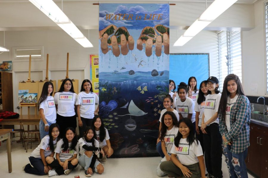 The National Art Honor Society makes waves in the Wyland National Art Challenge