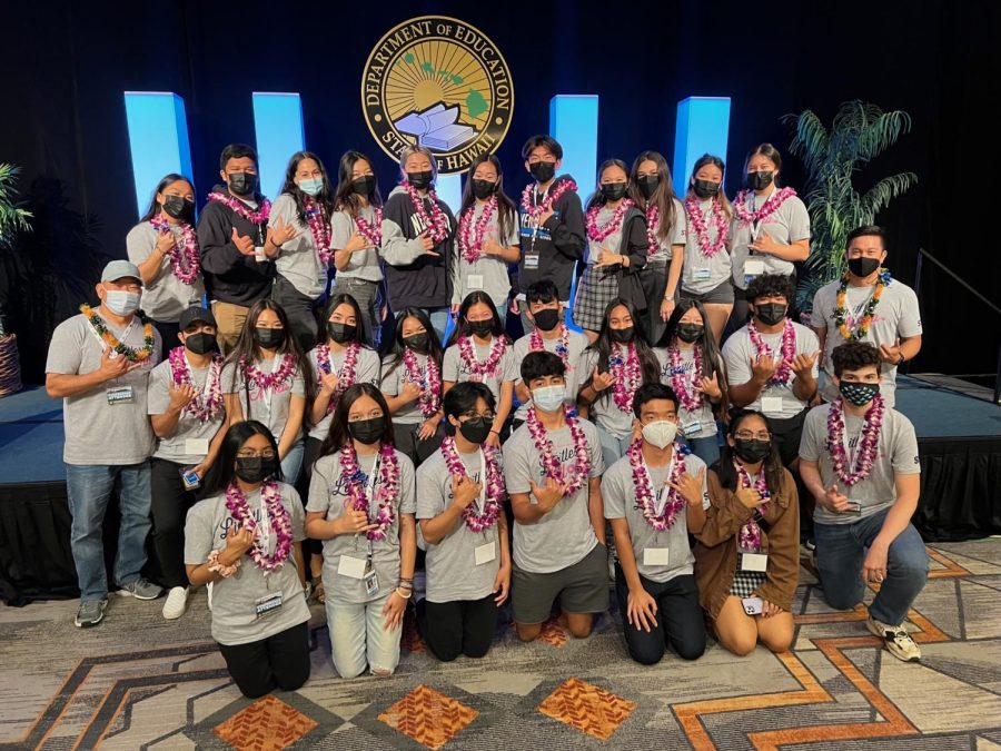 MeneMAC students traveled virtually to the mainland this year to compete at the national Student Television Network contest.