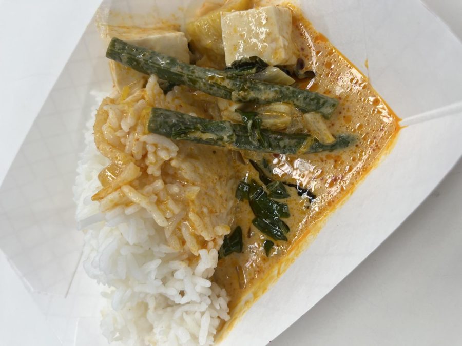 Red Thai Curry could become a choice for Hawaii school cafeterias if it passes a series of cooking and taste tests. 
