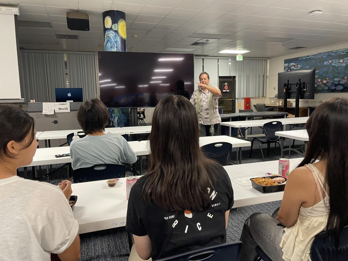 David Hasegawa shares his ghost stories to the club that he's experienced before.