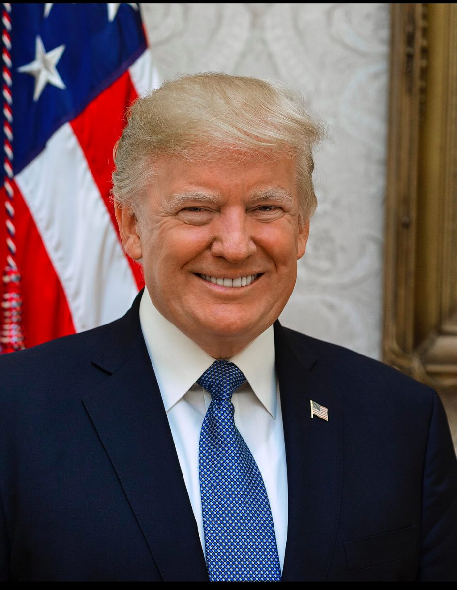 Photo of President Trump. Courtesy of Wikipedia photographer, Shaleah Craighead.