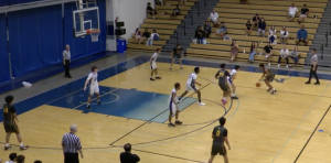 Moanalua High School’s Boys Varsity Basketball plays against Mililani High School before the attack on Moanalua’s assistant athletic director Natalie Iwamoto. (Moanalua High School Boys Varsity Basketball)